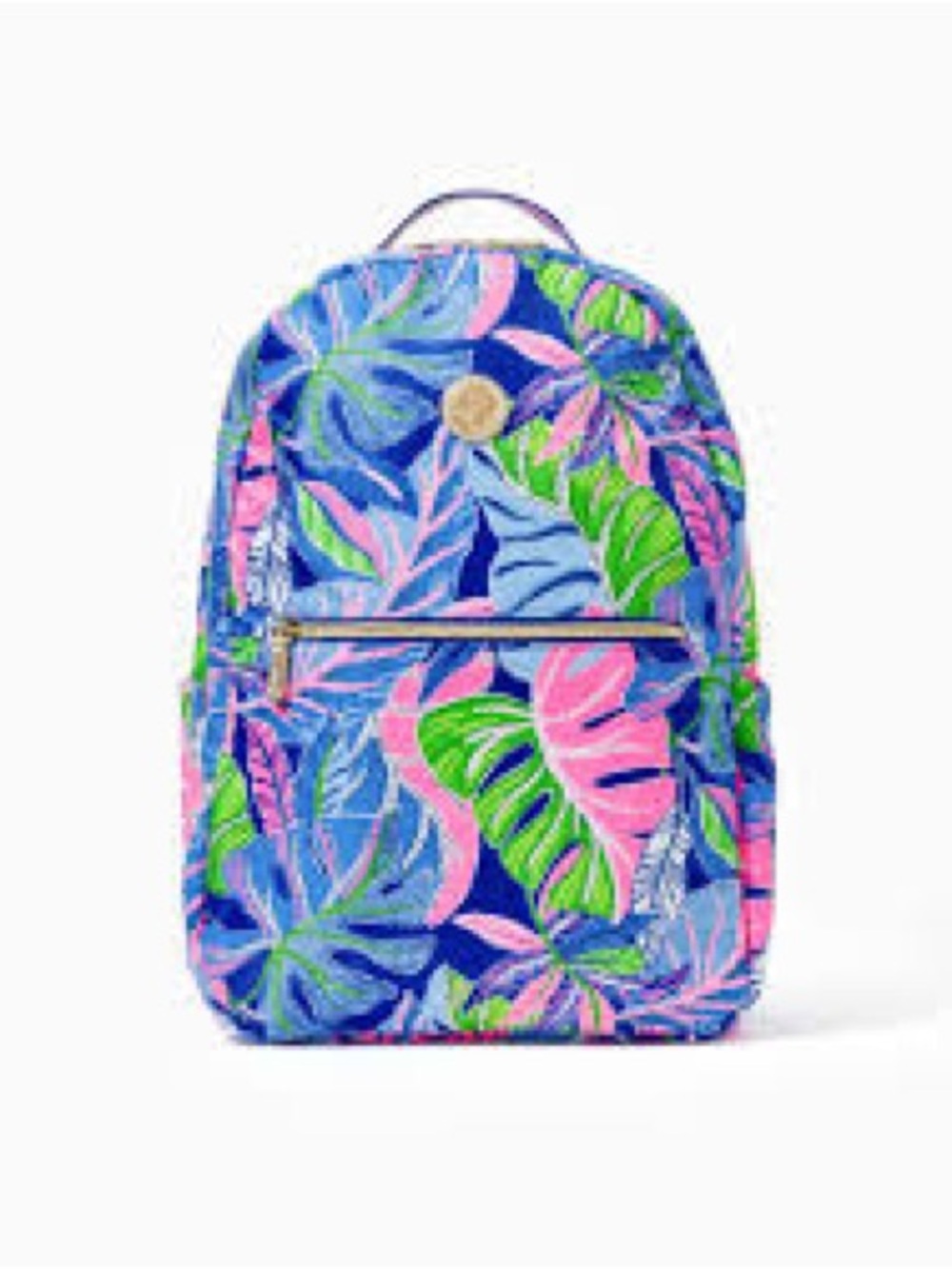 Lilly Pulitzer Blue Grotto Beleaf inYourself with matching water bottle